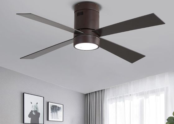 ventilatore da soffitto moderno di stile della pala del metallo di 65W 48Inch 4