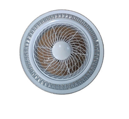 Lame reversibili a 20 pollici moderne dell'ABS di Crystal Ceiling Fan Light 5 per Bedrooom