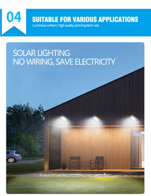 casa alimentata solare dell'iluminazione pubblica 110lm/W di CC 100W LED di 6500K 12v facendo uso di