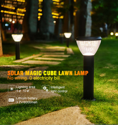 35/65/85 di regolatore della luminosità solare di sostegno della luce 6500LM del giardino di acciaio inossidabile LED di cm
