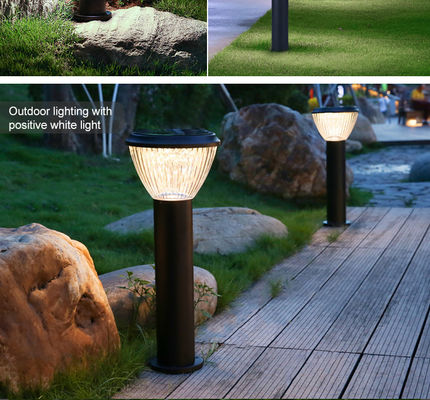 35/65/85 di regolatore della luminosità solare di sostegno della luce 6500LM del giardino di acciaio inossidabile LED di cm
