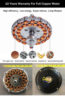 Lama ritrattabile invisibile telecomandata decorativa moderna di 4100k Crystal Ceiling Fan With Light