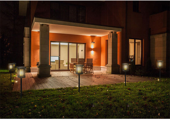 Luce solare leggera del palo della luce intermittente 95lm/w del paesaggio solare moderno dell'ABS del FCC LED