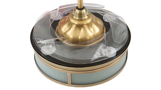 Pale invisibili ritrattabili telecomandate a 42 pollici della luce 220VAc del ventilatore da soffitto 3500K