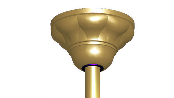 Luce ritrattabile del ventilatore da soffitto di Crystal Lampshade Silent LED 36W con le pale pieganti