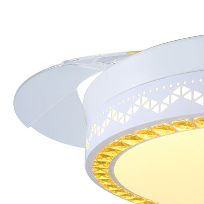 Ventilatore da soffitto pieghevole bianco decorativo moderno di 5250lm 70W con luce per la casa