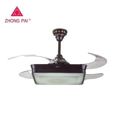 Brown luce ritrattabile del ventilatore da soffitto del supporto a livello da 70 watt con 5250lm a distanza