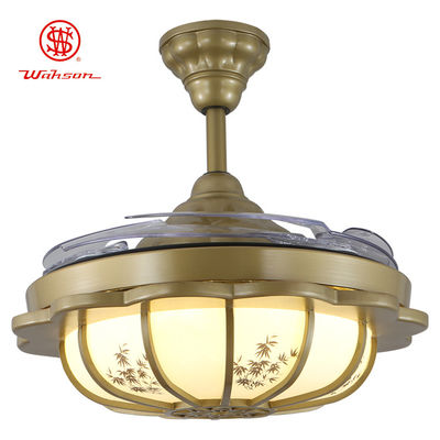 Ventilatore da soffitto invisibile moderno trasparente del ccc Balde 3500K/ventilatore da soffitto calmo con luce