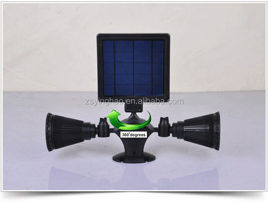 il riflettore solare del sensore di moto di 12LEDs 20-600Lumen si raddoppia riflettore solare capo