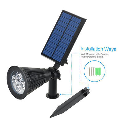 Il paesaggio solare della luce del giardino della punta 6pcs LED mette in luce 200lm all'aperto