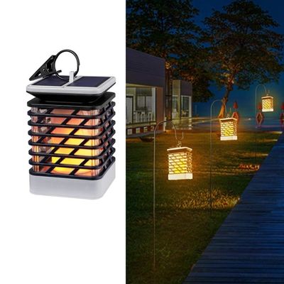 Torce solari della fiamma di 3500K 40LM LED delle lanterne solari senza fili bianche calde del giardino
