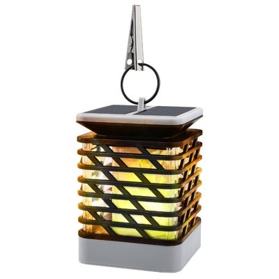 Torce solari della fiamma di 3500K 40LM LED delle lanterne solari senza fili bianche calde del giardino