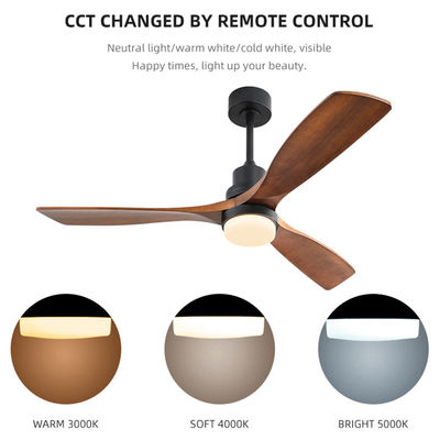 Ventilatore da soffitto astuto di Dimmable AC/DC120V 65W con velocità 3 leggero ed a distanza