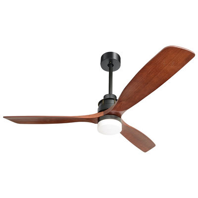 Luce a 60 pollici regolabile 1500lm del ventilatore da soffitto di 3 pale 65W di modo