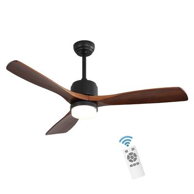 tempo 52Inch che mette la luce di legno del ventilatore da soffitto
