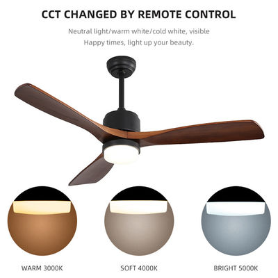 tempo 52Inch che mette la luce di legno del ventilatore da soffitto