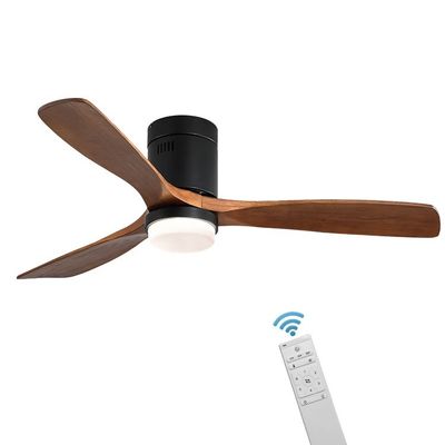 Stile industriale 65 lampada di legno del ventilatore da soffitto del ventilatore da soffitto di pala di watt 90lm/w 120v