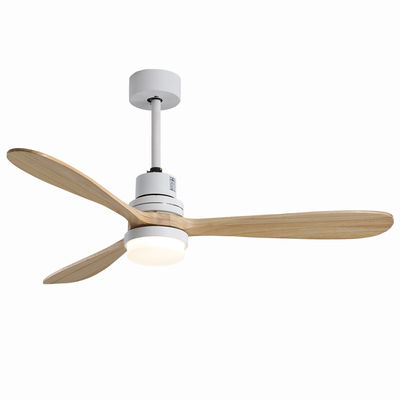 Velocità di legno domestica della luce tre del ventilatore da soffitto dell'hotel 220v 1320MM di contabilità elettromagnetica su misura