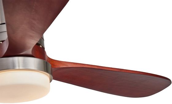 Velocità di legno domestica della luce tre del ventilatore da soffitto dell'hotel 220v 1320MM di contabilità elettromagnetica su misura