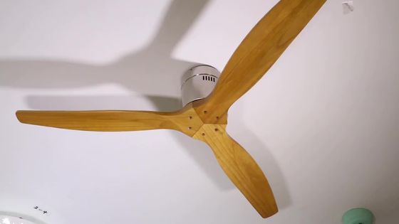 Luce a 42 pollici del ventilatore da soffitto di legno 75w di RoHS del ventilatore da soffitto di 5 pale moderno naturale elettrica