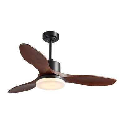 Ventilatore da soffitto elettrico 20w dell'annata della lama del compensato a 52 pollici con la decorazione leggera per la casa