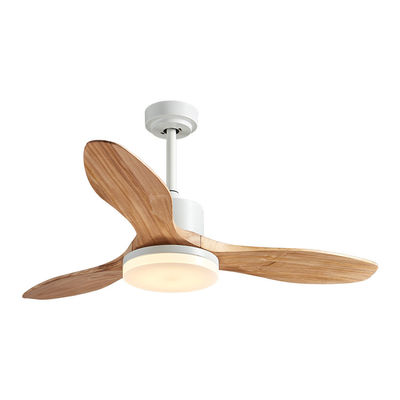 Ventilatore da soffitto elettrico 20w dell'annata della lama del compensato a 52 pollici con la decorazione leggera per la casa