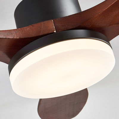 Ventilatore da soffitto elettrico 20w dell'annata della lama del compensato a 52 pollici con la decorazione leggera per la casa