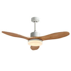 Ventilatore da soffitto elettrico 20w dell'annata della lama del compensato a 52 pollici con la decorazione leggera per la casa