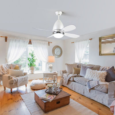 Ventilatore da soffitto di pala moderno dell'ABS di stile 75w