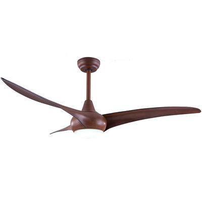 3 luce di legno rotatoria del ventilatore da soffitto della pala DC220V LED 12W per l'hotel della famiglia