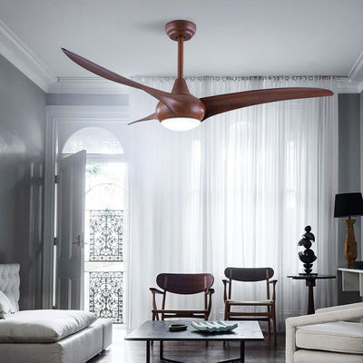 3 luce di legno rotatoria del ventilatore da soffitto della pala DC220V LED 12W per l'hotel della famiglia