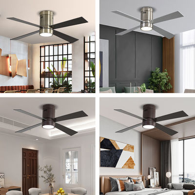 ventilatore da soffitto moderno di stile della pala del metallo di 65W 48Inch 4