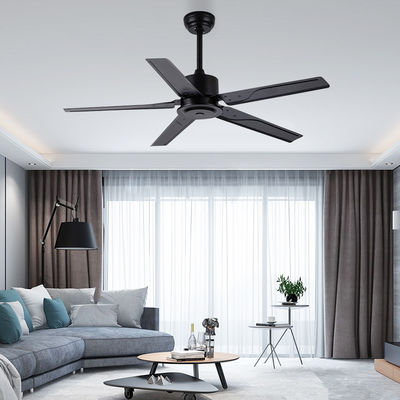 Tempo a 52 pollici del ventilatore da soffitto del piedistallo della pala del metallo 110VAC di stile del sottotetto che mette il telecomando di rf