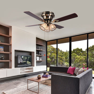 ventilatore da soffitto a quattro palette della luce a 48 pollici del ventilatore da soffitto di 100lm/w 120V con luce