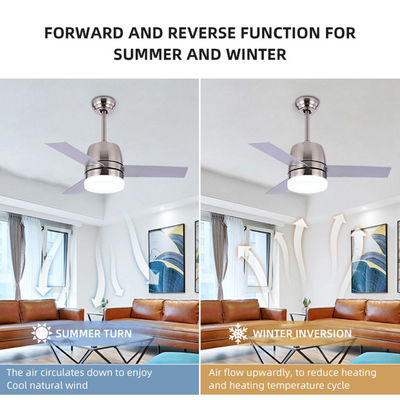 ventilatore da soffitto a 36 pollici del metallo della pala del ferro 3 della luce del ventilatore da soffitto di 65W 3000K
