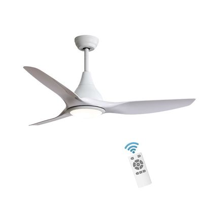 Ventilatore da soffitto di pala bianco di 5 ABS di velocità 3CCT per il ristorante 1500LM