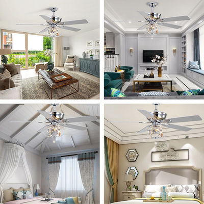 ventilatori da soffitto commerciali del ventilatore da soffitto telecomandato a 52 pollici di 80Ra 65W per i ristoranti