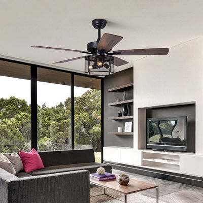 Motore a corrente alternata di CC del compensato 2000LM Crystal Ceiling Fan Light With del Ministero degli Interni 5