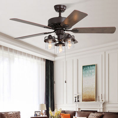 luce di 52Inch Crystal Cooling Air Ceiling Fan