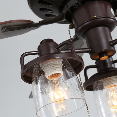 luce di 52Inch Crystal Cooling Air Ceiling Fan