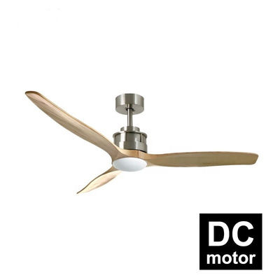 Motore di legno a 52 pollici di CC delle pale della luce 3 del ventilatore da soffitto del salone 40w della decorazione