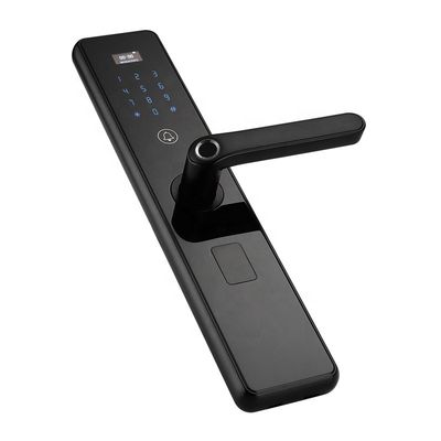 Batterie AA elettroniche Keyless della serratura 8 dell'impronta digitale 70mm Smart della carta del colpo