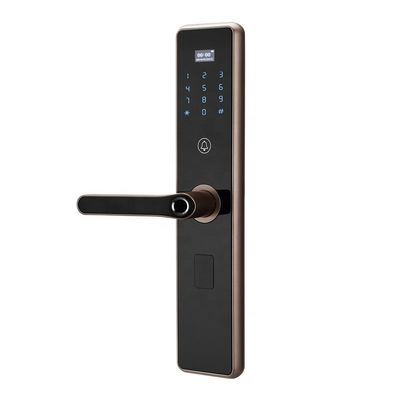 Batterie AA elettroniche Keyless della serratura 8 dell'impronta digitale 70mm Smart della carta del colpo