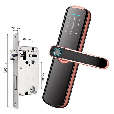 serratura elettronica intelligente dell'impronta digitale di Tuya della serratura di anti furto di 35mm-50mm