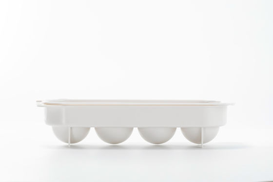 Cubetto di ghiaccio sferico Tray With Lid dei prodotti 115g dell'articolo da cucina del silicone del CE UE