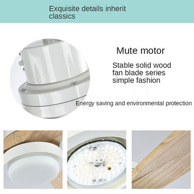 Le pale del compensato del corredo 3 della luce del ventilatore da soffitto di Dimmable del motore di CC hanno spazzolato il colore dell'oro