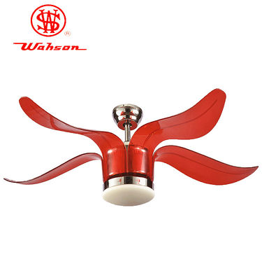 Ventilatore da soffitto dell'interno economizzatore d'energia delle pale di ventola di raffreddamento 4 del motore elettrico 52Inch con le luci