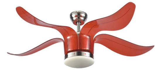 Ventilatore da soffitto dell'interno economizzatore d'energia delle pale di ventola di raffreddamento 4 del motore elettrico 52Inch con le luci