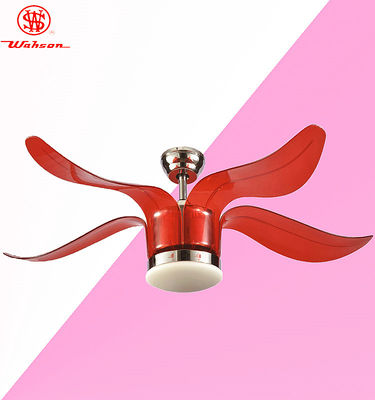 Ventilatore da soffitto dell'interno economizzatore d'energia delle pale di ventola di raffreddamento 4 del motore elettrico 52Inch con le luci