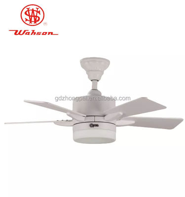 Colore bianco di Dimmable LED del ventilatore da soffitto 5 del materiale a 36 pollici del compensato
